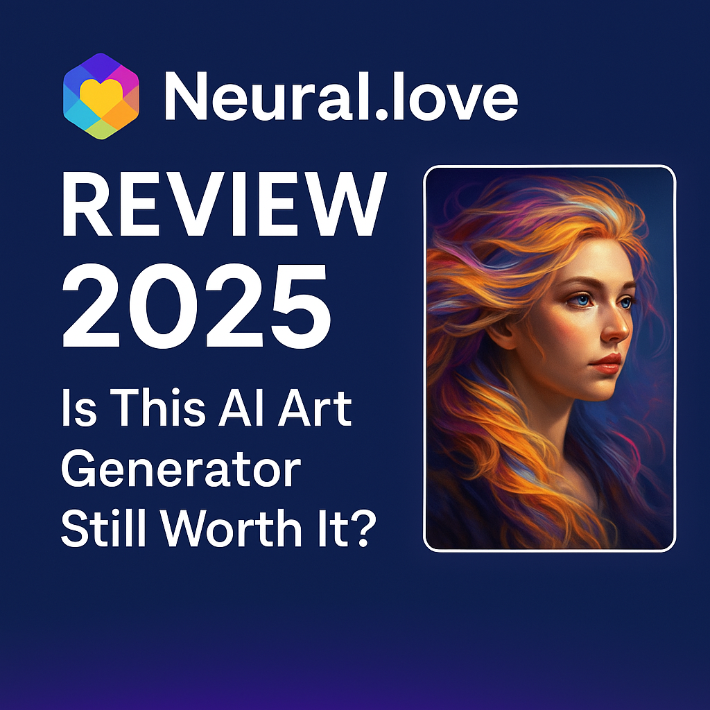 Neural.love review 2025 featured image showing AI art and video generation concept